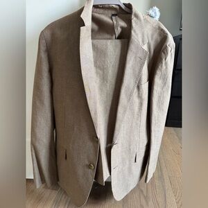 Brown J Crew Suit